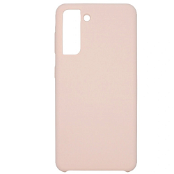 Задняя накладка SILICONE COVER для Samsung Galaxy S21 бежевый