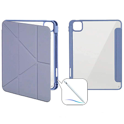 Чехол футляр-книга SMART CASE Pencil для iPad Air 13 (2024) лиловый