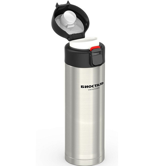 Термос-кружка БИОСТАЛЬ "CROSSTOWN" NMU-420, СТАЛЬНОЙ