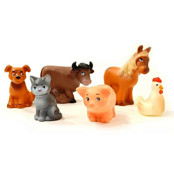 Резиновая игрушка "Набор Домашние животные"