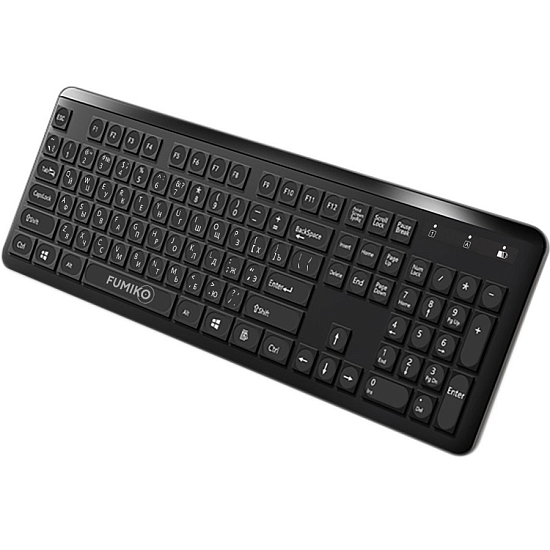 Клавиатура+мышь БП FUMIKO OFFICE SET черный