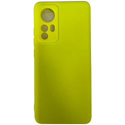 Задняя накладка SILICONE COVER для Xiaomi 12X 5G №08 Лимонный