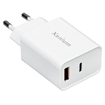 Сетевое ЗУ 1USB/1Type-C XENIUM CCX252CW/00 белый, 25Вт