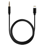 Кабель Jack 3.5 >--> Lightning 1.0м GFUZ  AUX37  чёрный