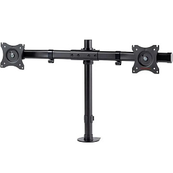 Кронштейн для 2-х мониторов ARM MEDIA LCD-T42 black, до 32", до 20кг, настольный, поворот и наклон верт.перемещ., (10165)