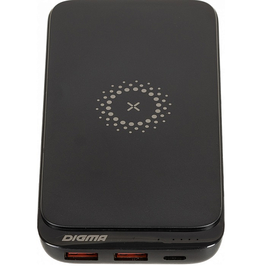 Внешний АКБ DIGMA DGPQ10E (10000mAh) черный (DGPQ10E20PBK)