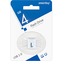 USB 4Gb SmartBuy Lara белый