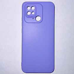 Задняя накладка Мобилис для Xiaomi Redmi 10C 4G лавандовый, матовая с защитой камеры
