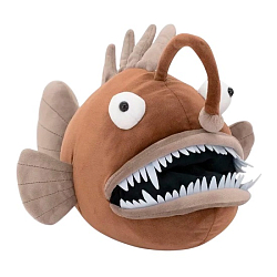 Мягкая игрушка Orange Toys Рыба Удильщик коричневая 35 см 