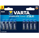 Элемент питания VARTA LR06 BL6+2 LONGLIFE POWER