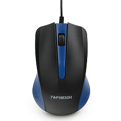 Мышь ГАРНИЗОН GM-105B, синяя, USB