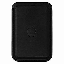 Кошелек для карт Leather Card Holder с анимацией (крепкий магнит) (Black)