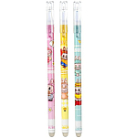 Ручка гелевая со стираемыми чернилами "Зубастик" синяя, игольчатый пиш. узел 0.38мм,