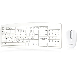 Клавиатура+мышь БП SMARTBUY ONE 212332AG белый