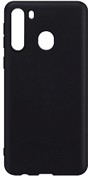 Задняя накладка NONAME для Samsung A21 матовый черный