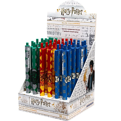 Ручка шариковая автоматическая 0.7 мм, Hatber "Гарри Поттер" синяя МИКС 3 вида BP_074752