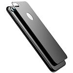 Противоударное стекло NONAME для iPhone 7/8 Plus зеркальное, кремовое, в техпаке (на заднюю крышку)