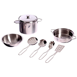 Набор детской металлической посуды «Поварёнок», 8 предметов 9669924