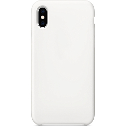 Задняя накладка Silicone CASE для iPhone X/XS белый