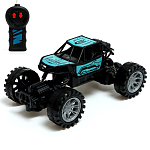 Джип «Вездеход», радиоуправление, свет, на батарейках, синий 9836975