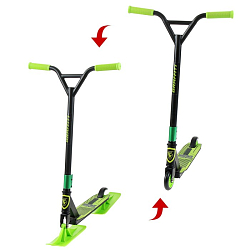 Самокат-снегокат трюковой, зимний  2 в 1   6913023