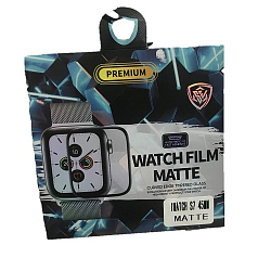 Противоударное стекло NONAME для Apple Watch 3D 41mm матовое