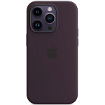 Силиконовый чехол SILICONE Case MagSafe для iPhone 14 Pro, тёмно-фиолетовый