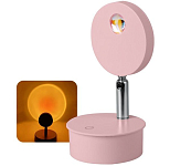 Селфи лампа Selfie Закат солнца LED mini розовая