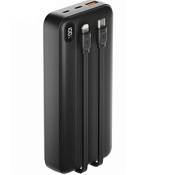 Внешний АКБ OLMIO L-20 (20000mAh) 22.5W, черный