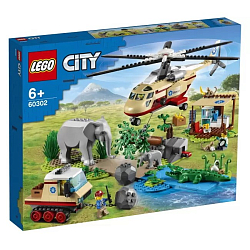 Конструктор LEGO City 60302 Операция по спасению зверей УЦЕНКА