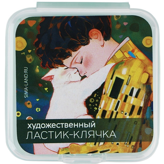 Ластик клячка художественный «Климт», цвет зеленый 10269234