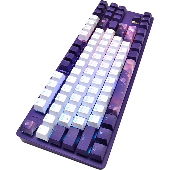 Клавиатура RED SQUARE Keyrox TKL Hyperion белый фиолетовый (RSQ-20039)