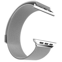 Металлический ремешок NONAME для Apple Watch 38/40mm Milanese loop Серебро