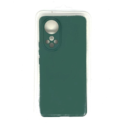 Задняя накладка SILICONE case NEW для Honor 50 тёмно-зелёный