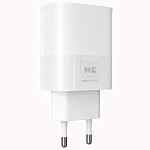 Сетевое ЗУ 1USB/1Type-C 3A MORE CHOICE NC81 White, PD20W