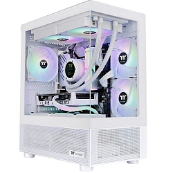 Корпус Thermaltake View 170 TG ARGb белый без БП mATX 4x120мм 2x140мм 1x200мм 2xUSB 3.0 audio bott PSU