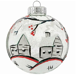 Шар "Прозрачная зима", 80мм, в подарочной упаковке КУ-80-224264