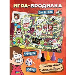 Ходилка-бродилка для детей «Гравити Фолз. В поисках пухли», 2-4 игрока, 5+