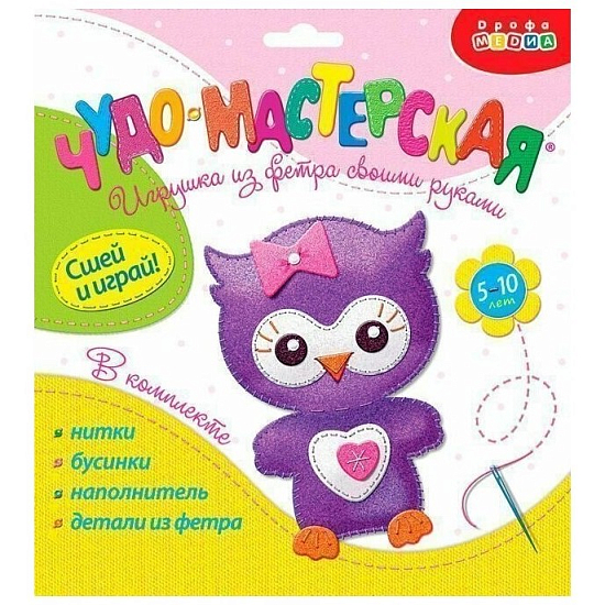 Игрушка из фетра своими руками. Совёнок