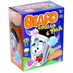 Настольная игра для детей на меткость «Ведро сошло с ума», работает от батареек, 2-4 игрока, 4+