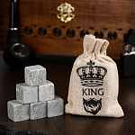 Камни для виски "King", 6 шт 4763190