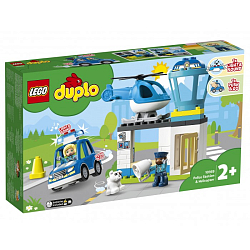 Конструктор LEGO DUPLO 10959 Полицейский участок и вертолёт