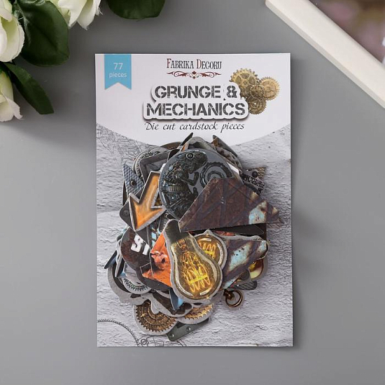 Набор высечек "Grunge&Mechanics" 77 шт 5490638