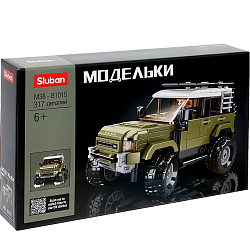 Конструктор Sluban Модельки  внедорожник , 317 деталей, 6+ 9590286