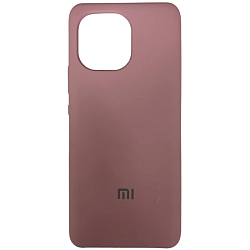 Силиконовый чехол SKIN SHELL для Xiaomi Mi 11 (Розовый)