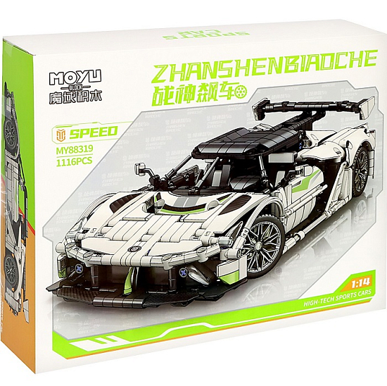 Конструктор Техно Jesko, 1116 деталей