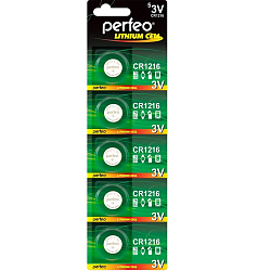 Элемент питания PERFEO CR1216 BL-5