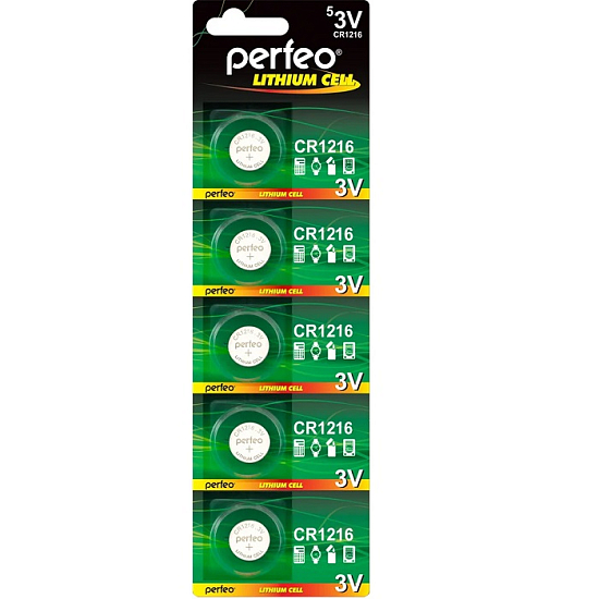 Элемент питания PERFEO CR1216 BL-5