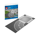 Конструктор LEGO City 60237 Поворот и перекрёсток