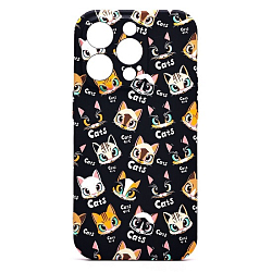 Задняя накладка Luxo Creative для iPhone 14 Pro Max (094) (black)